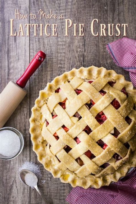 How To Make A Lattice Pie Crust Baking A Moment