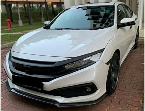 Honda Civic Fc Lips Glossy Black Pp Material Auto Accessories On Carousell