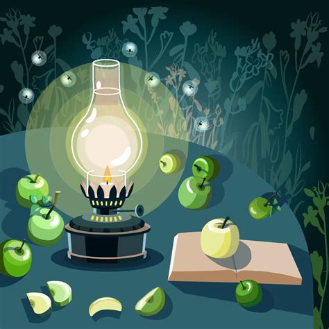 Иллюстрация свет и тень в стиле 2d | Illustrators.ru