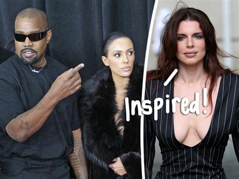 Kanye West S Ex Julia Fox Jumps On Bianca Censori S Nude Trend Look Perez Hilton