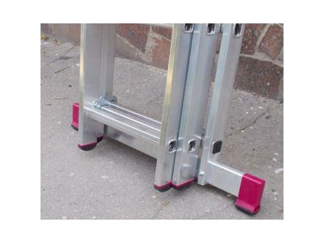 Алюминиевая трехсекционная лестница KRAUSE CORDA 3x9 010391 - KRAUSE