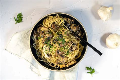 Pasta Met Champignons En Knoflook Ohmydish