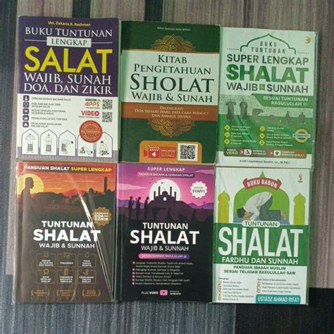 Jual BUKU BABON TUNTUNAN SHALAT SALAT LENGKAP WAJIB SUNNAH KITAB