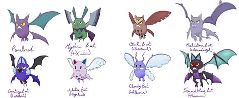 Crobat Subspeciescrossbreedingvariations By Hait00 On Deviantart