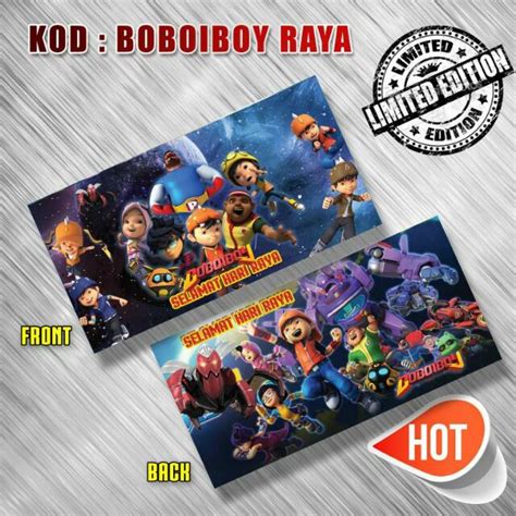 Sampul Duit Raya 2017 Kartun Boboiboy, Hobbies & Toys, Stationery ...