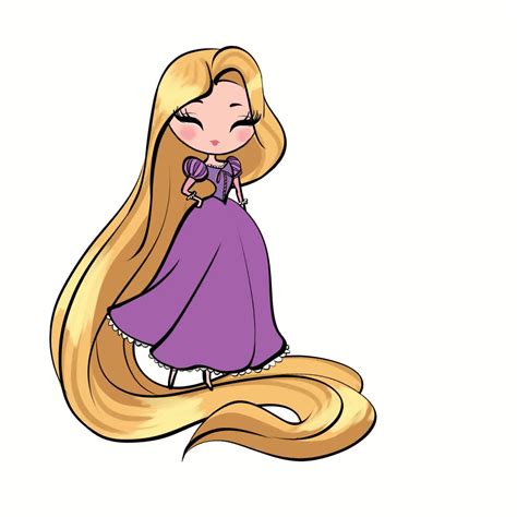 Dibujo De La Princesa Rapunzel