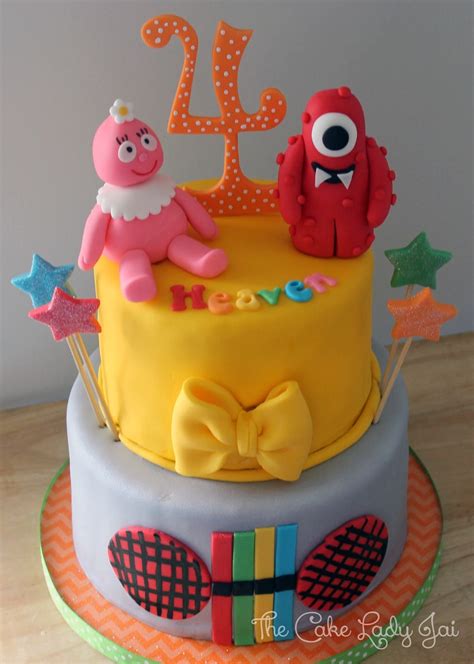 Yo Gabba Gabba Cake Excuse Munos Sharp Teeth Lol
