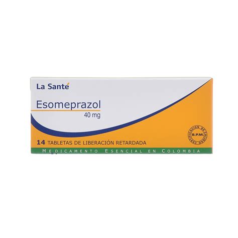 Esomeprazol 40mg Tabletas X14 La Santé