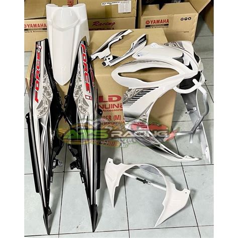 COVERSET LAGENDA 115 FI VEGA FORCE HITAM PUTIH Shopee Malaysia