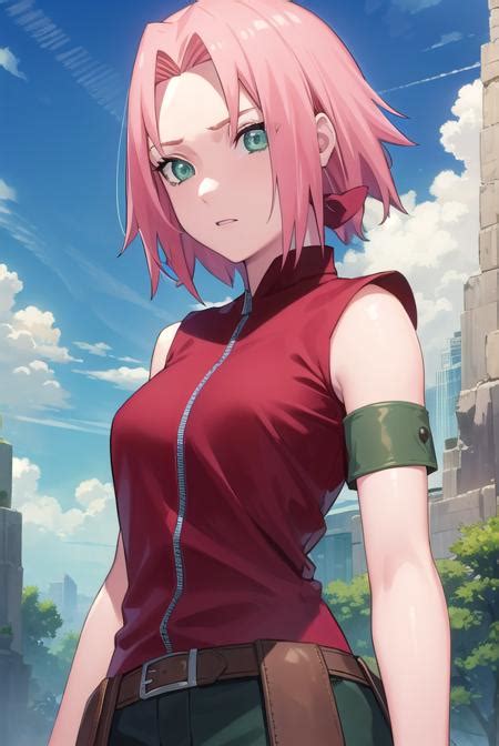 Ai Art Lora Model Sakura Haruno Naruto Commission