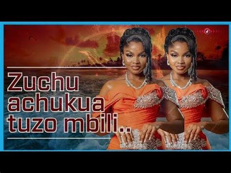 Tazama Zuchu Akichukua Tuzo Mbili Diamond Alisema Siwezi Kubeba Hizi