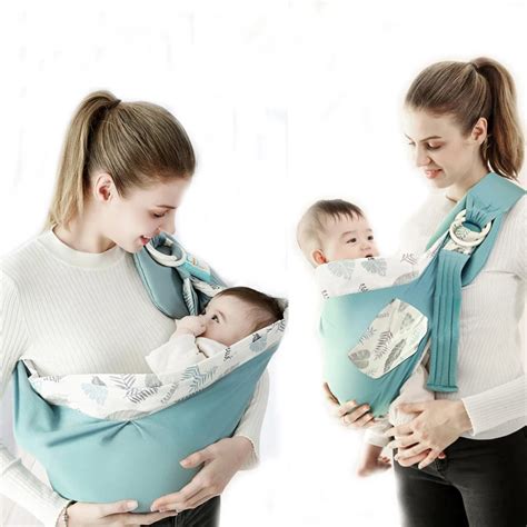 Baby Wrap Newborn Sling Dual Use Infant Nursing Cover Carrier Mesh