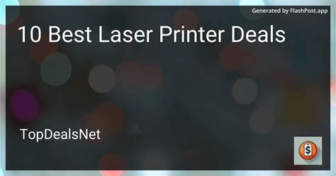 laser printer deals