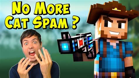 NO MORE CAT SPAM Pixel Gun 3D Update Gameplay PG3D YouTube