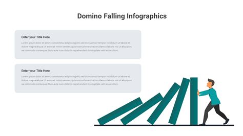 Domino Falling Infographics - SlideBazaar