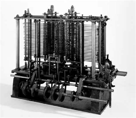 -Charles Babbage : Analytical Engine. Analytical Engine : partie de la ...