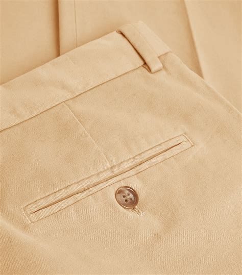 Mens Polo Ralph Lauren Beige Cotton Stretch Chinos Harrods Uk