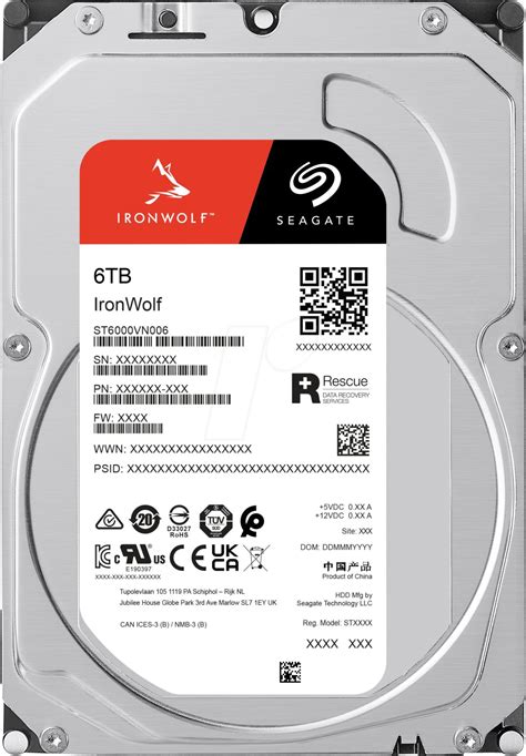 ST6000VN006 6 TB Seagate IronWolf NAS Hard Drive At Reichelt Elektronik