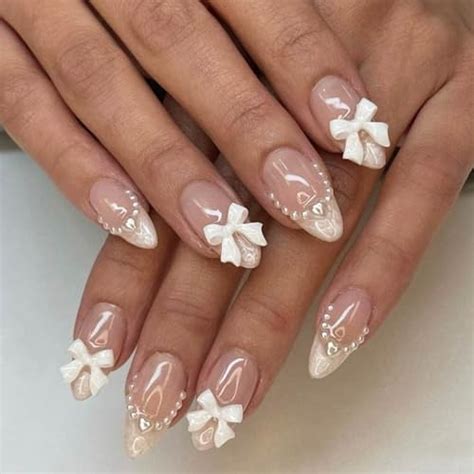 Amazon White French Tip Press On Nails Almond Wlgdlh Short Fake Nails Nude Pink False