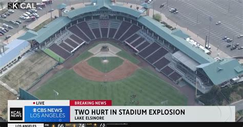 Two Injured After Explosion Inside Lake Elsinore Diamond Cbs Los Angeles
