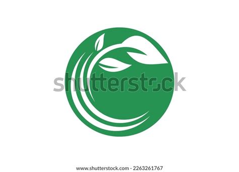 Creative Green Nature Logo Design Vector Stock Vector (Royalty Free ...