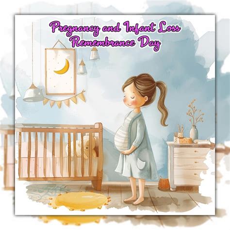 Premium PSD Pregnancy And Infant Loss Remembrance Day And World