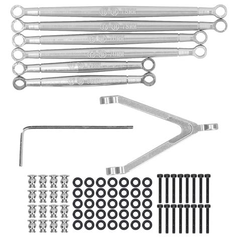 Rc Car Pull Rod Kit Aluminum Alloy Support Pull Rod A Shaped Bracket