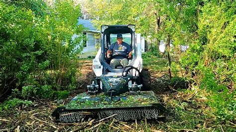 FRONT YARD Cleanup OVERGROWN With Bushes And Trees Land Clearing For