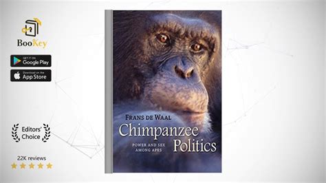 Chimpanzee Politics Book Summary By Frans De Waal Power And Sex Among Apes YouTube