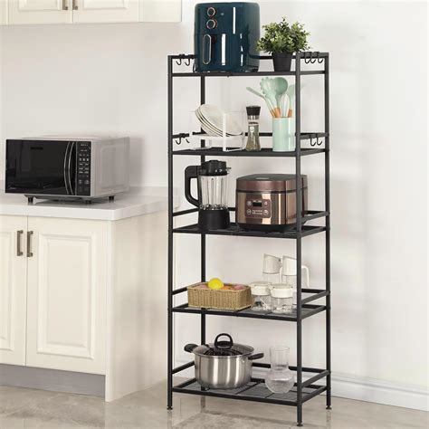 Hzuaneri Tier Storage Racks Metal Industrial Standing Shelf Units