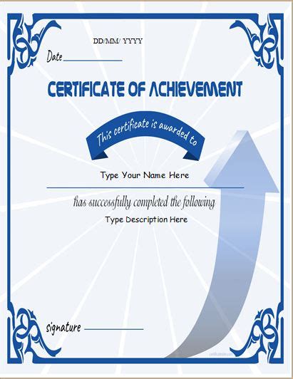 Business Certificate Templates For Ms Word Professional Certificate