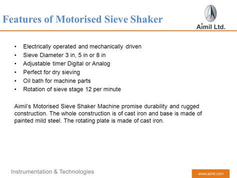 Sieve Shaker Sieve Shakers Save Time And Effort And Increase Accuracy