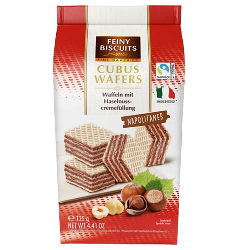 Feiny Biscuits Cubus Wafle Z Kremem Z Orzech W Laskowych G Feiny