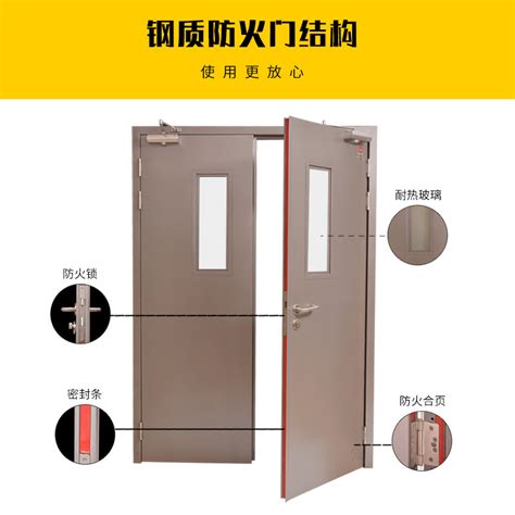 广东厂家直销钢制防火门乙级甲级自动闭合消防门钢质工程门防护-阿里巴巴