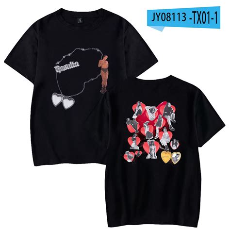 Rosalia Candy HENTAI Merch Camiseta De Impresión Verano Hombres Mujeres Streetwear Harajuku