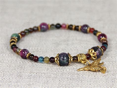 Купить Браслет на руку из турмалина с подвеской от Nur. Nur: Турмалин ...