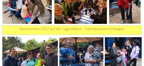 Sommerfest und Ehrung bei den Familienpaten Erlanger Bündnis für Familien