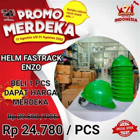 Jual Helm Safety Fastrack Hijau Helm Proyek Helm Proyek Fast Track