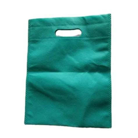 Folding Green D Cut Non Woven Bags Capacity 500 Gram To 5 Kg At Rs