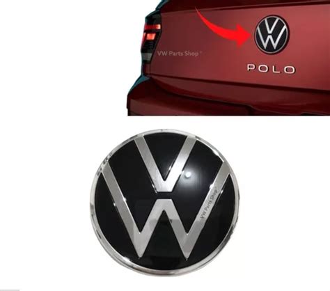 Emblema Vw Tampa Traseira Novo Polo Original Vw