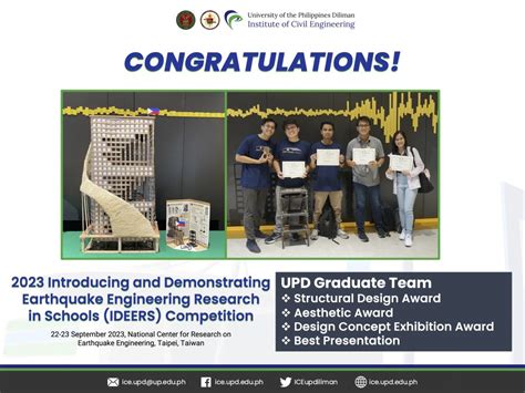 Upd Postgraduate Team Receives Awards In Ideers Competition Up