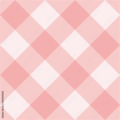 Seamless Pink And White Vector Background Checkered Pattern Or Grid