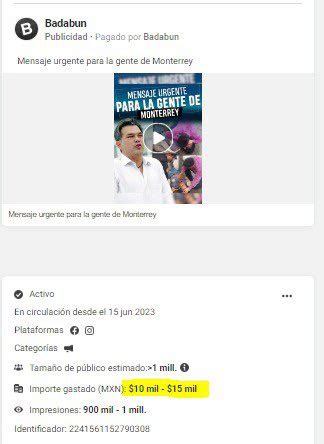 Patricio Zambrano on Twitter Alguien gastó en BadabunOficial 40mil