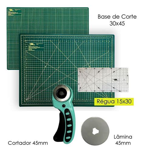 Placa De Corte Para Artesanato - Placa De Corte Artesanato A3 Régua 15x30 Cortador 45mm Disco - Artmak ...