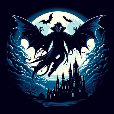 Dall E 3 Poster Art Of A Winged Devilman