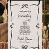 Editable Adventure Awaits Baby Shower Welcome Sign Blue Hot Air Balloon Baby Shower Poster Boy