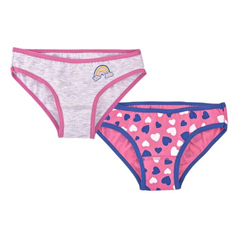 Paquete de 2 Piezas Tipo Bikini en Algodón Hipoalergénico Baby Creysi Multicolor 6 Años Bodega