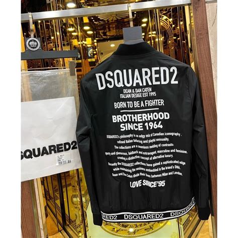 Áo Khoác Gió Nam Dsquared2 Bản Chữ Sau 2 Lớp Premium Cao Cấp Áo bomber DSQ2 Chữ Sau Hot Hit 2024