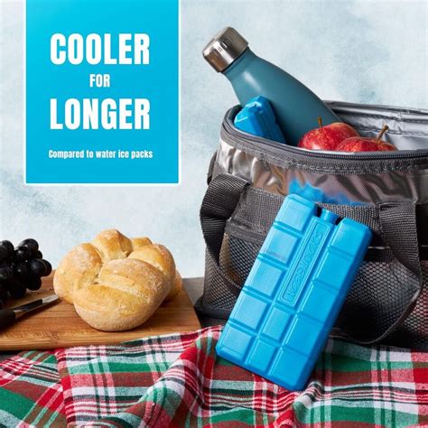 Galvog Ice Packs Freezer Blocks Mlx For Cool Boxes Lunch Bags