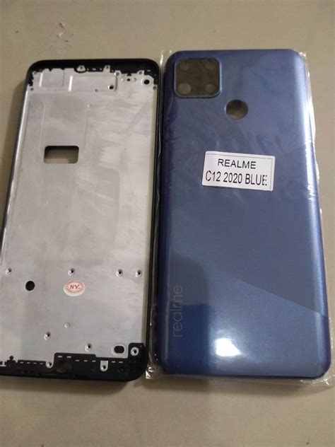 Casing Housing Kesing Fullset Frame Backdoor Realme C12 Lazada